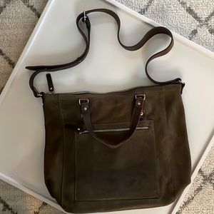MO851 boho crossbody leather bag